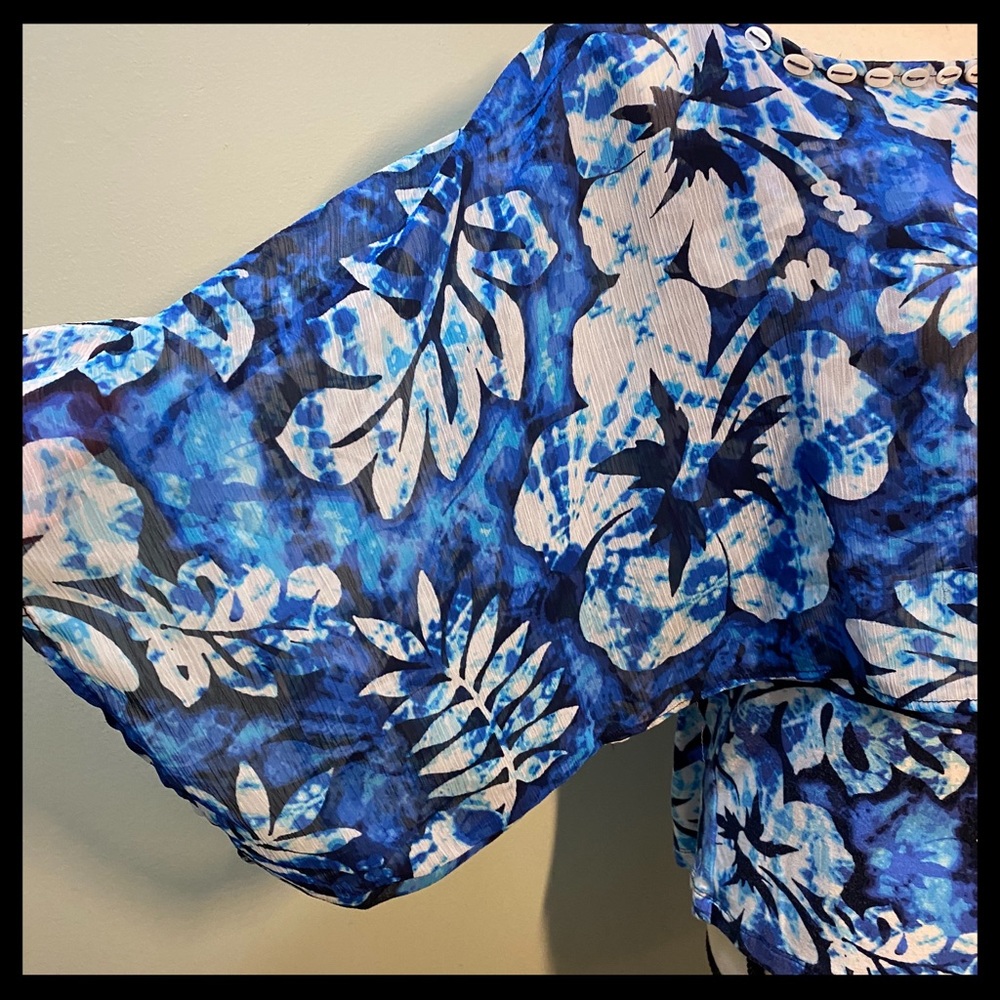 Ruby Road Two Piece Sheer Overlay Island Top - Picture 4 of 8